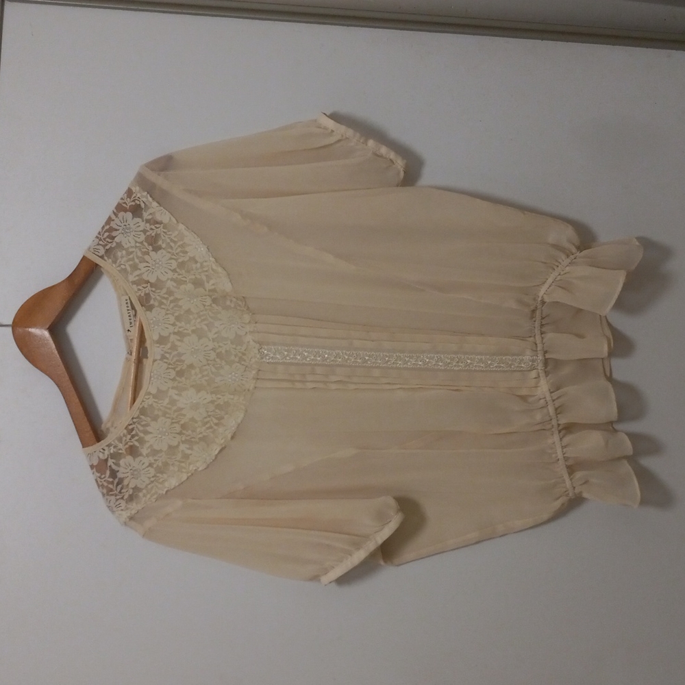 Sheer blouse